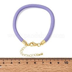 Materiales para hacer pulseras con cordón redondo trenzado de poliéster&nbsp;FB-CBAEDA0-01G-33