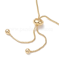 Braccialetti con cursore a catena in ottone religioso&nbsp;BJEW-JB10463