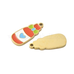 Pendentifs en acier inoxydable 304 émaillés&nbsp;X1-STAS-G360-04G-05