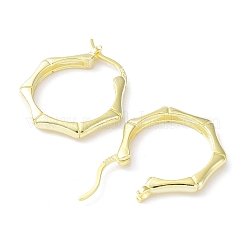Orecchini con cerchio in argento sterling&nbsp;EJEW-K258-08G