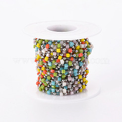 Handgemachte Perlenketten aus Acryl&nbsp;CHC-S012-001-A03-P