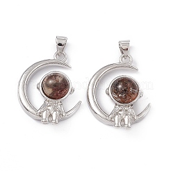 Natürliche lodolite Quarz Anhänger&nbsp;KK-A173-18P-01