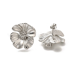 Boucles d'oreilles à tige en acier inoxydable 304&nbsp;EJEW-H146-01P