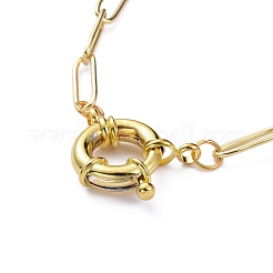 Catena a graffetta in ottone&nbsp;NJEW-JN02859