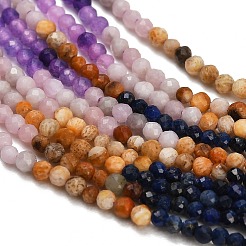 Stränge aus natürlich gefärbtem Lapislazuli&nbsp;GG-CBA1668-A08-2mm