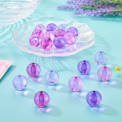 20pcs 4 Farben transparente Acrylperlen&nbsp;MACR-TADJ0001-02A