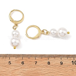 Ohrhänger mit Muschelperlen und Hebelverschluss&nbsp;EJEW-JE07290