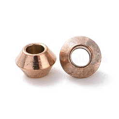 Ionenplattierung (IP) 202 Edelstahlperlen&nbsp;STAS-O091-A-06RG