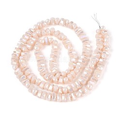 Chapelets de perles en verre opaque électrolytique&nbsp;EGLA-N022-09A-C04