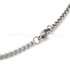 Colliers avec pendentif en croix qui ne ternissent pas&nbsp;NJEW-A023-06P