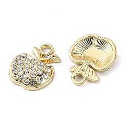 Pendenti in strass in lega di placcatura dorata&nbsp;PALLOY-F308-22G-03