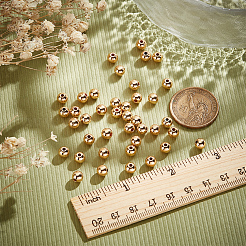 Perles de placage en laiton&nbsp;KK-LP0001-08G-04