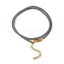Fabrication de colliers en cordon de nylon Milan&nbsp;MAK-M028-01G-21