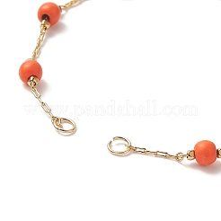 Ottone catena di realizzazione di braccialetti&nbsp;AJEW-JB01150-06