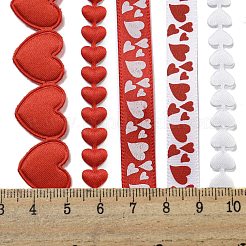 10 Yards 5 Stile Valentinstag Polyesterbänder&nbsp;OCOR-Q026-01