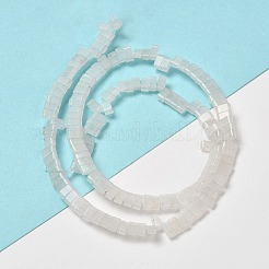 Natürliche weiße Jade perlen Stränge&nbsp;G-Z045-A06-01