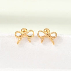 Boucles d'oreilles à tige en acier inoxydable 304 pour femmes&nbsp;SA-CBA44F8-04G-01