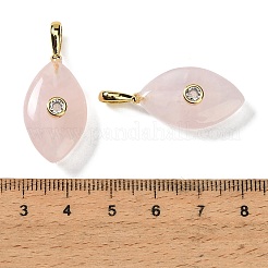 Colgantes naturales de cuarzo rosa&nbsp;GG-CBA1AE1-02G-04