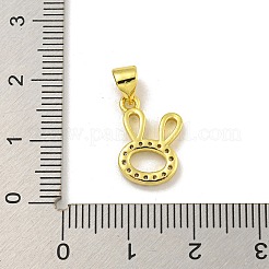 Cremagliera placcatura micro ottone spianare fascino zirconi&nbsp;KK-C074-08G