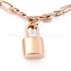 Braccialetti con ciondoli in acciaio inossidabile 304&nbsp;STAS-B021-18RG