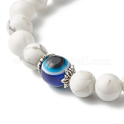 Stretch-Armbänder mit magnetischen Herzverschlüssen für Liebespaare&nbsp;BJEW-JB06772