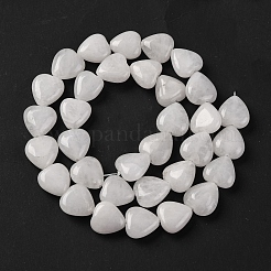 Fili di perline giada bianco naturale&nbsp;G-I372-A10-01