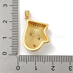 Ciondoli natalizi in ottone con micro pavé di zirconi&nbsp;KK-H468-02A-03G