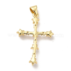 Ottone micro spianare pendenti zirconi&nbsp;KK-H433-49G