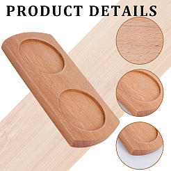 Pfeffermühlenhalter aus Holz&nbsp;DJEW-WH0034-81A