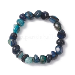 Bracelets extensibles en perles d'agate pour femmes&nbsp;BJEW-JB13047-01