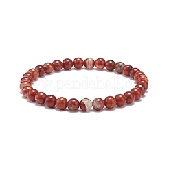 Set di braccialetti elastici con perline rotonde in pietra mista naturale e sintetica a 3 pezzo&nbsp;BJEW-JB08586