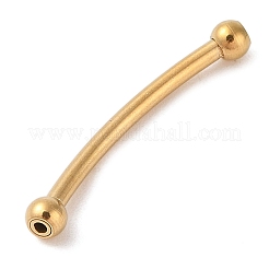 Gebogene Rohrperlen aus Edelstahl 304&nbsp;STAS-M061-04G