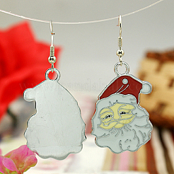 Boucles d'oreilles de mode pour Noël&nbsp;EJEW-JE00365-04