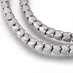 Galvanisieren unmagnetische synthetischen Hämatit Perlenstränge&nbsp;G-I208-19F
