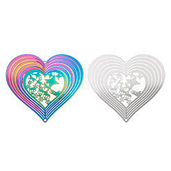 2 pz 2 colori 201 connettori/ciondoli in acciaio inossidabile&nbsp;STAS-TA0005-65