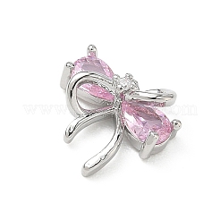 Breloques en laiton avec zircone cubique de micro pave&nbsp;KK-A300-01P-03