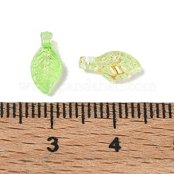 Pendentifs en acrylique transparent et feuille d'or&nbsp;AC-CBAF9C1-04A-02