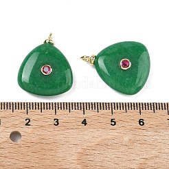 Gefärbt natürliche Malaysia Jade Anhänger&nbsp;KK-C251-01C-03