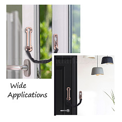 Serrure de porte à barre pivotante en acier inoxydable&nbsp;SW-TAC0002-02C