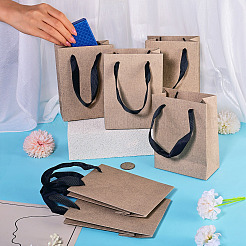 10 borsa regalo in carta con manici in nastro di nylon&nbsp;ABAG-TA0002-31B