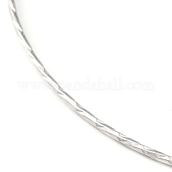 Braccialetti intrecciati in argento sterling placcati rodio anti-ossidazione 925&nbsp;BJEW-G680-01P