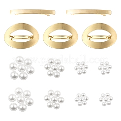 Kits de fabrication de barrettes de cheveux de perle d'imitation de bricolage&nbsp;DIY-LS0003-29