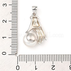 925 pendente in argento sterling rodiato&nbsp;STER-Z003-02P