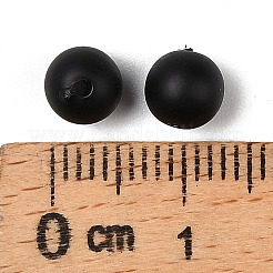 Perles d'imitation en plastique givré&nbsp;KY-F022-6mm-05