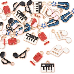 Encantos de esmalte de aleación 30pcs 6 estilos&nbsp;FIND-FS0003-99
