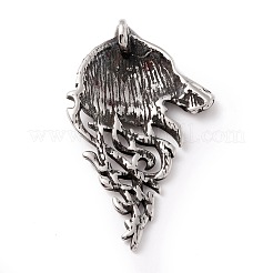 Pendenti in acciaio inossidabile 304 in stile tibetano&nbsp;STAS-P305-42AS
