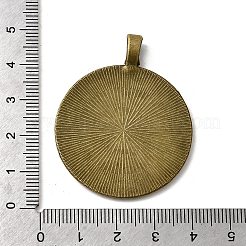 Supports Vintage Pendentif en alliage cabochon de style tibétain&nbsp;X-TIBEP-M018-146AB-NF