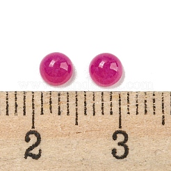 Cabochons teints en jade blanc naturel&nbsp;G-H309-03-35