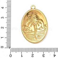 304 Edelstahl-Emaille-Anhänger&nbsp;STAS-A092-01F-G