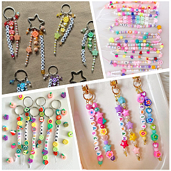 DIY Schlüsselbund machen Kits&nbsp;DIY-SC0031-89